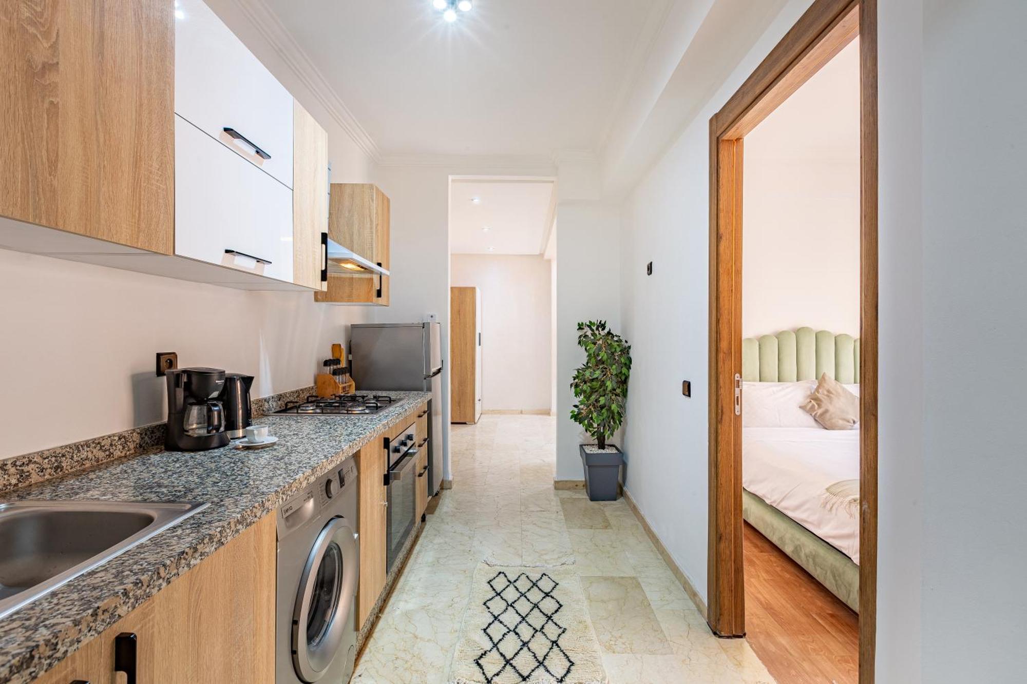 Chic & Cosy Appart Au Centre Ville - 100 % Equipe Marrakesh Exterior photo